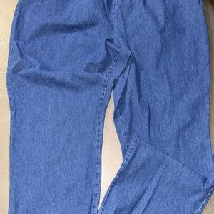 Vintage 90s CHIC Plus Size High Waisted Elastic Waist Mom Jeans - 26W